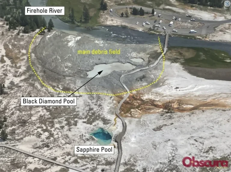 Yellowstone : une explosion hydrothermale ouvre un cratère de vingt pieds à Biscuit Basin