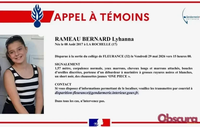 Disparition de Lyhanna dans le Gers : un suspect en garde à vue