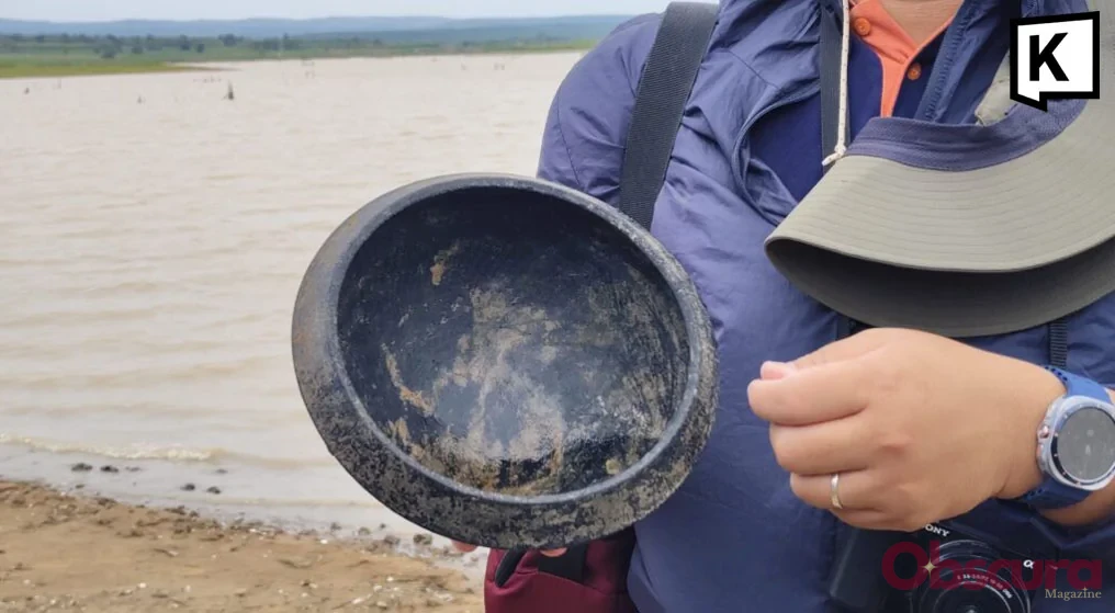 En Thaïlande, un vase intact réapparaît avec un ancien site funéraire sous les eaux d’un barrage